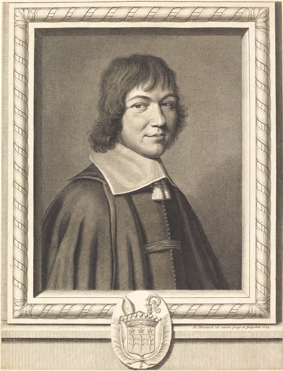 Charles Maurice Le Tellier by Robert Nanteuil