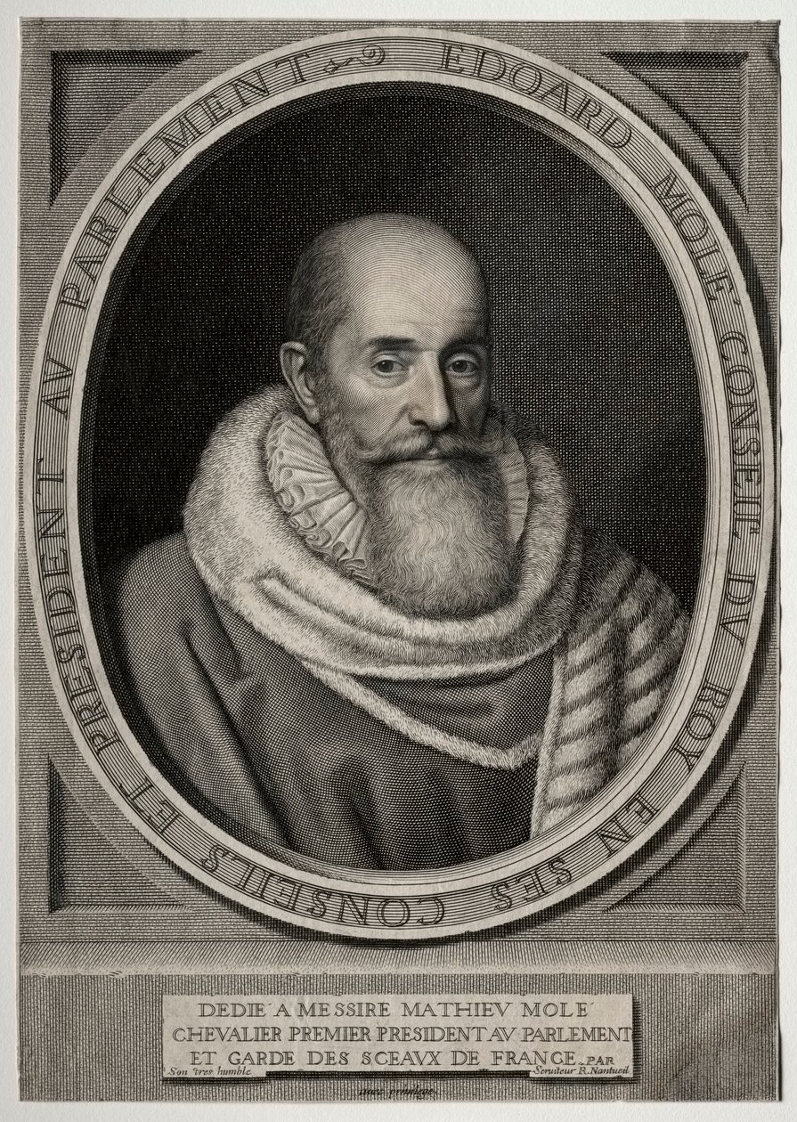 Edouard Molé. by Robert Nanteuil