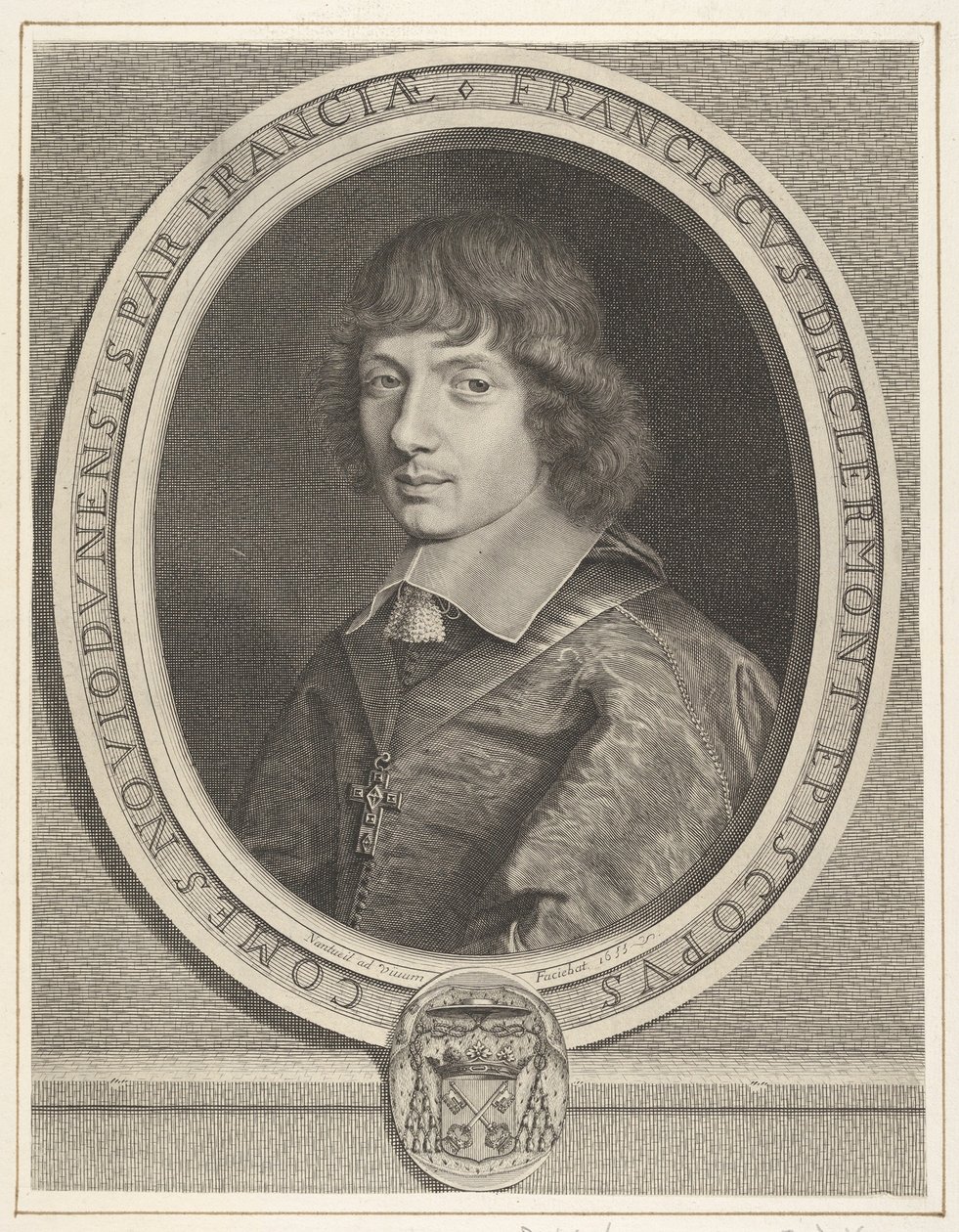 Francois de Clermont-Tonnerre, yak. 1655. by Robert Nanteuil