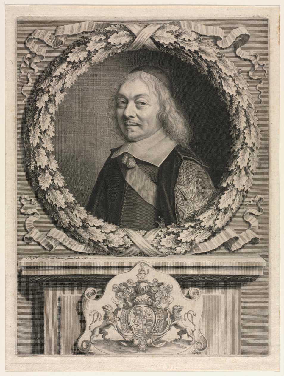 Brienne Henri-Auguste de Lomenie Kontu, 1660. by Robert Nanteuil