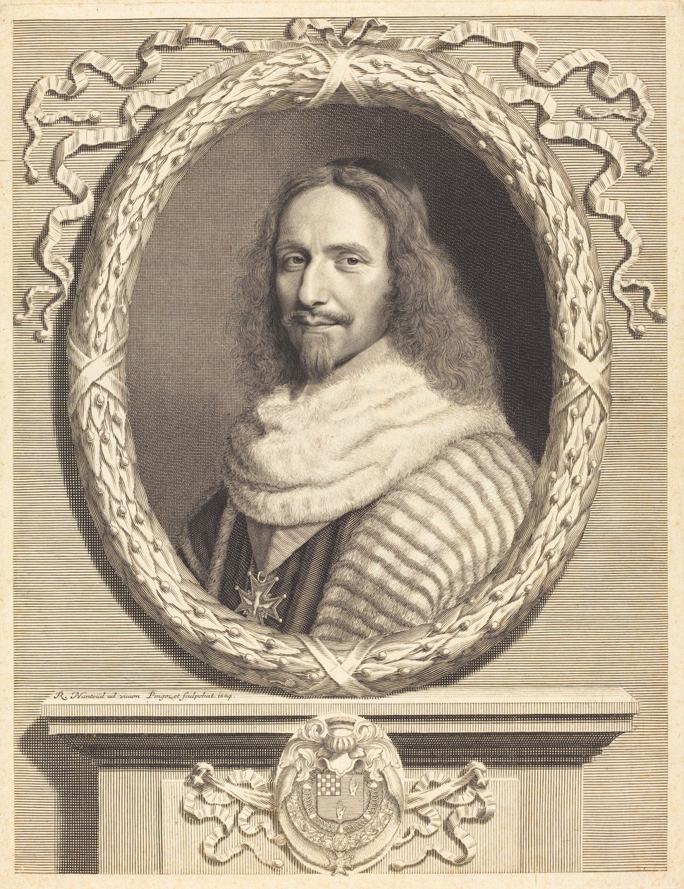 Nicholas Potier de Novion by Robert Nanteuil