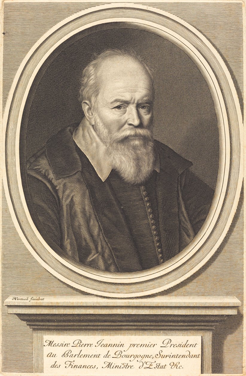 Pierre Jeannin by Robert Nanteuil