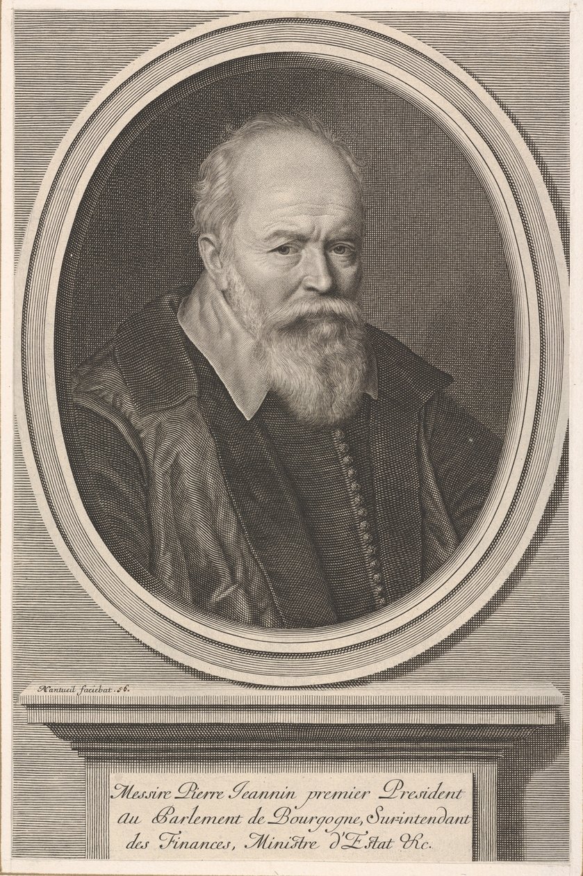 Pierre Jeannin, yak. 1656. by Robert Nanteuil