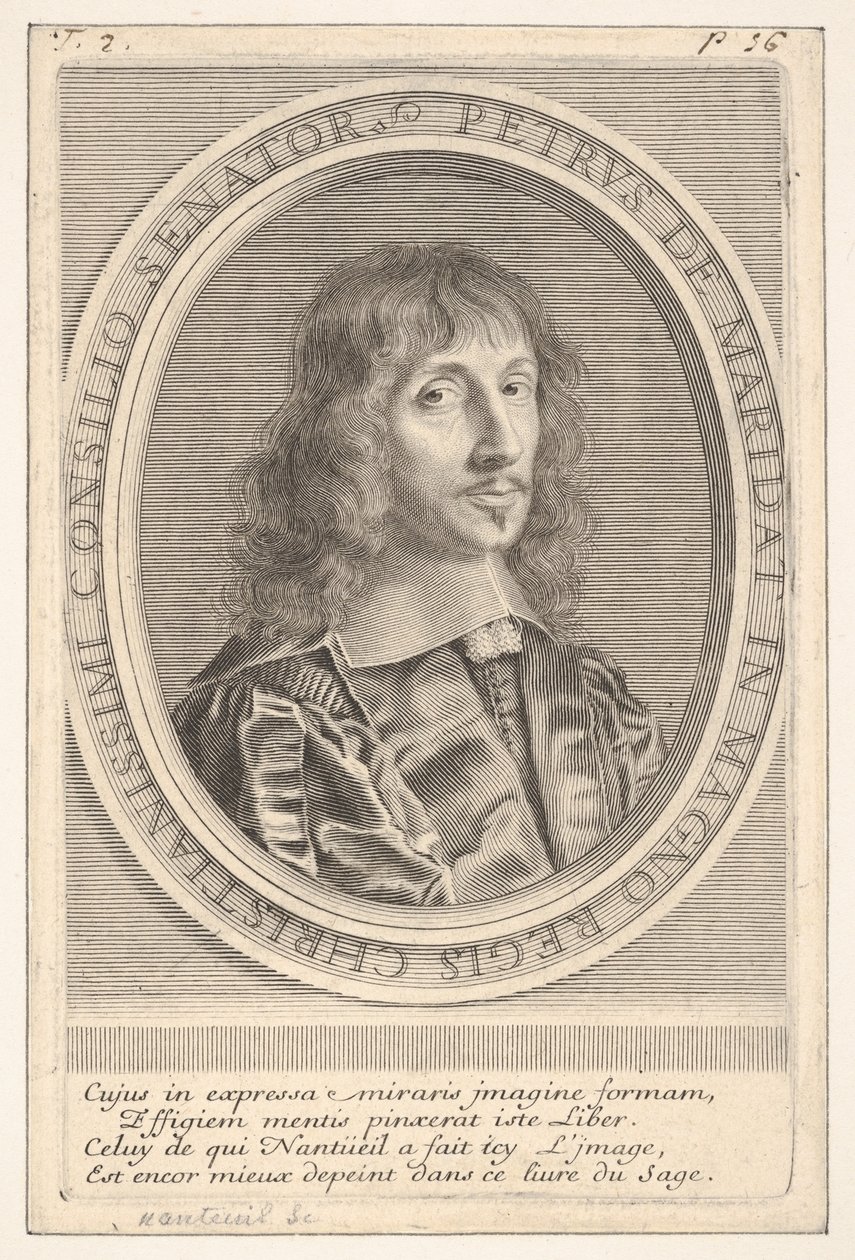 Pierre da Maridat, yak. 1653. by Robert Nanteuil