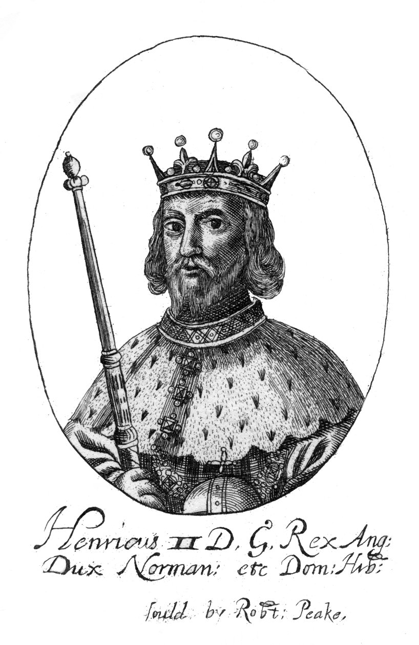 Henry II, İngiltere Kralı. by Robert Peake