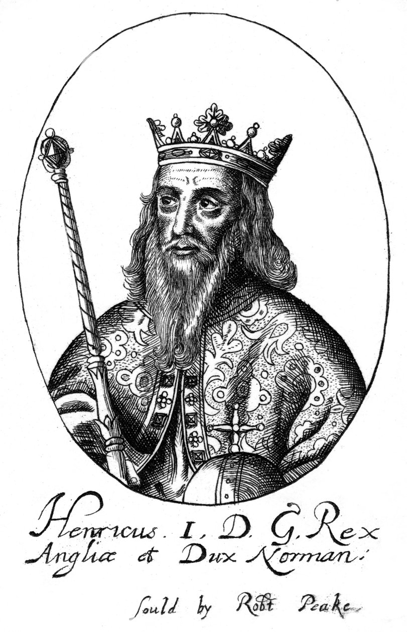 Henry I, İngiltere Kralı. by Robert Peake