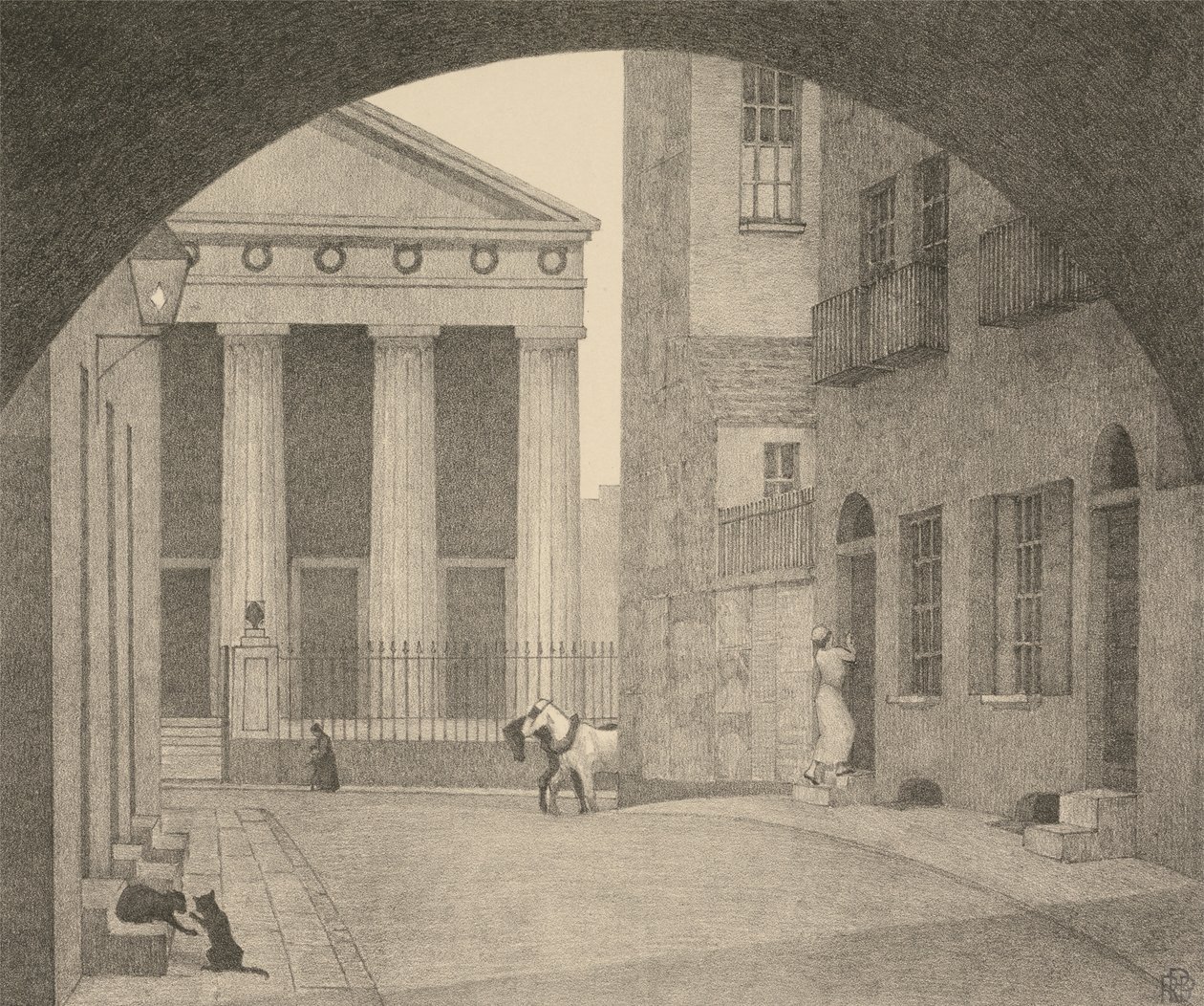 Bir Londra Kilisesi by Robert Polhill Bevan