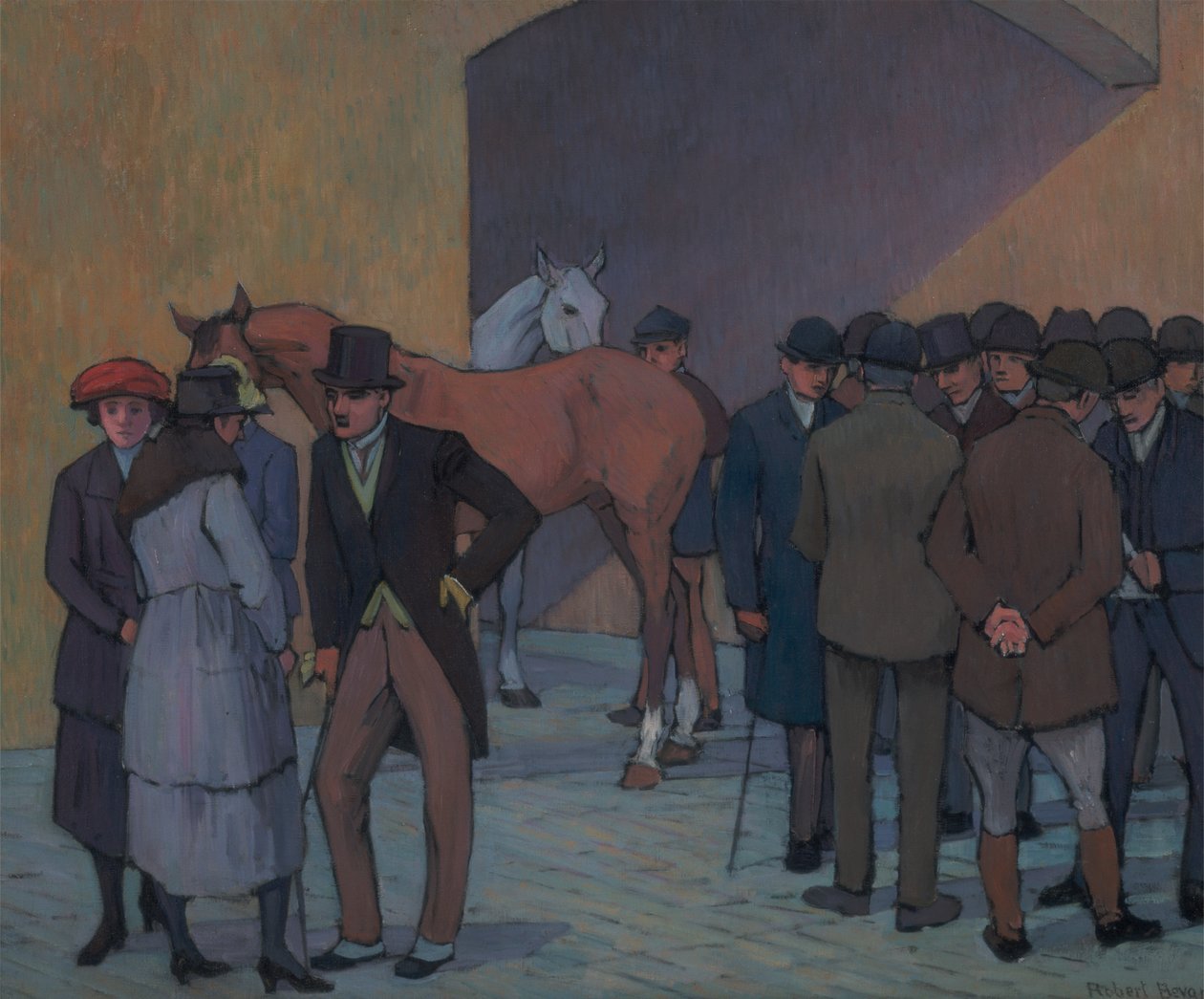 Tattersall'da Bir Sabah by Robert Polhill Bevan