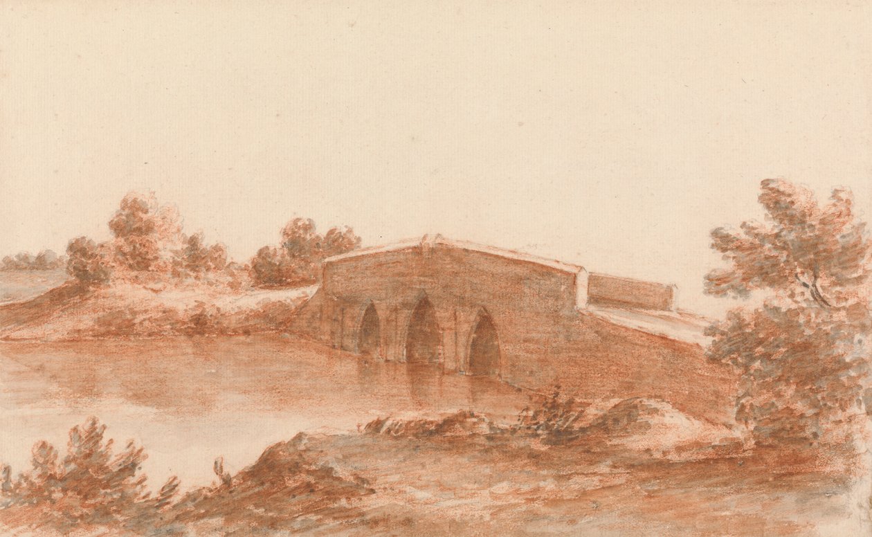 Manzara İçinde Bir Köprü by Robert Price