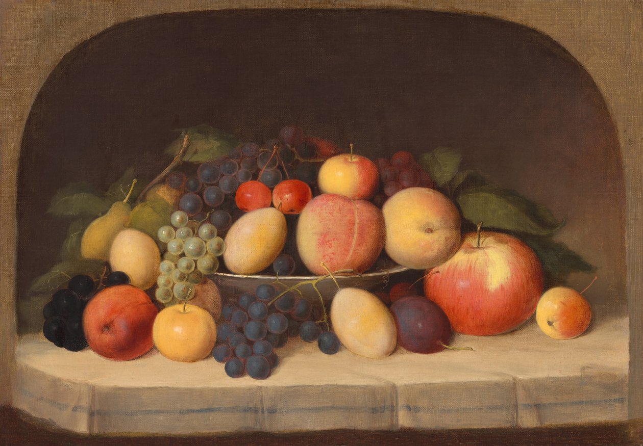 Meyve Natürmort by Robert Seldon Duncanson