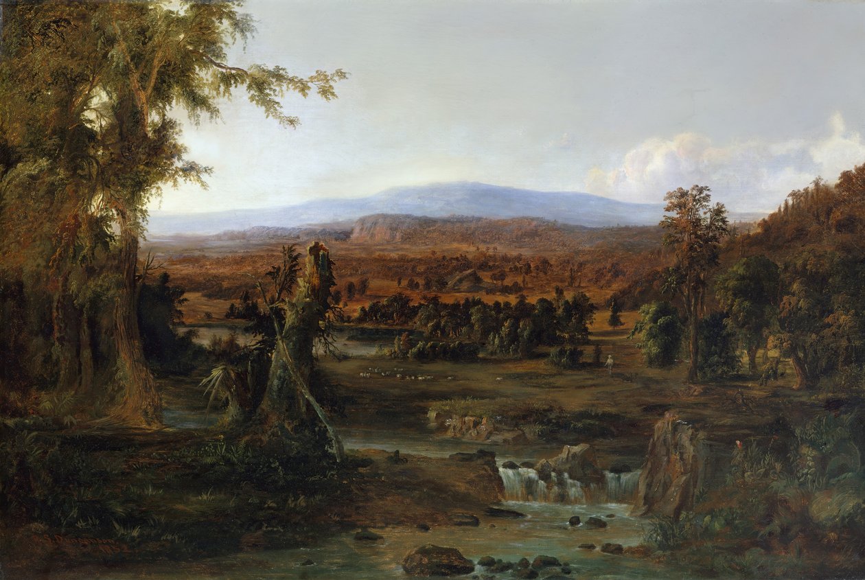Çoban ile Manzara, 1852. by Robert Seldon Duncanson