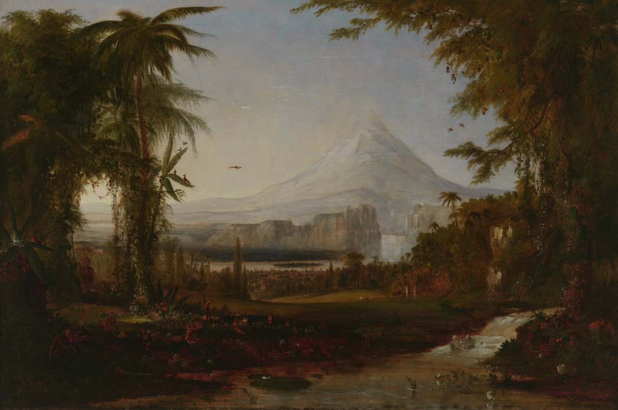 Cennet Bahçesi, 1852. by Robert Seldon Duncanson