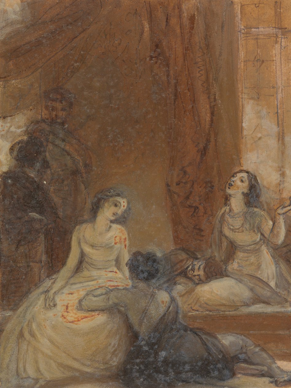 Leydi Mortimer'in Galce Şarkısı by Robert Smirke