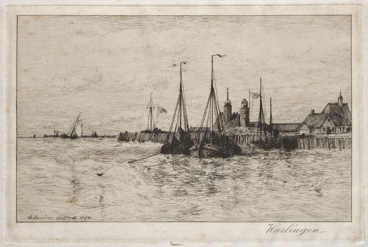 Harlingen, 1884. by Robert Swain Gifford