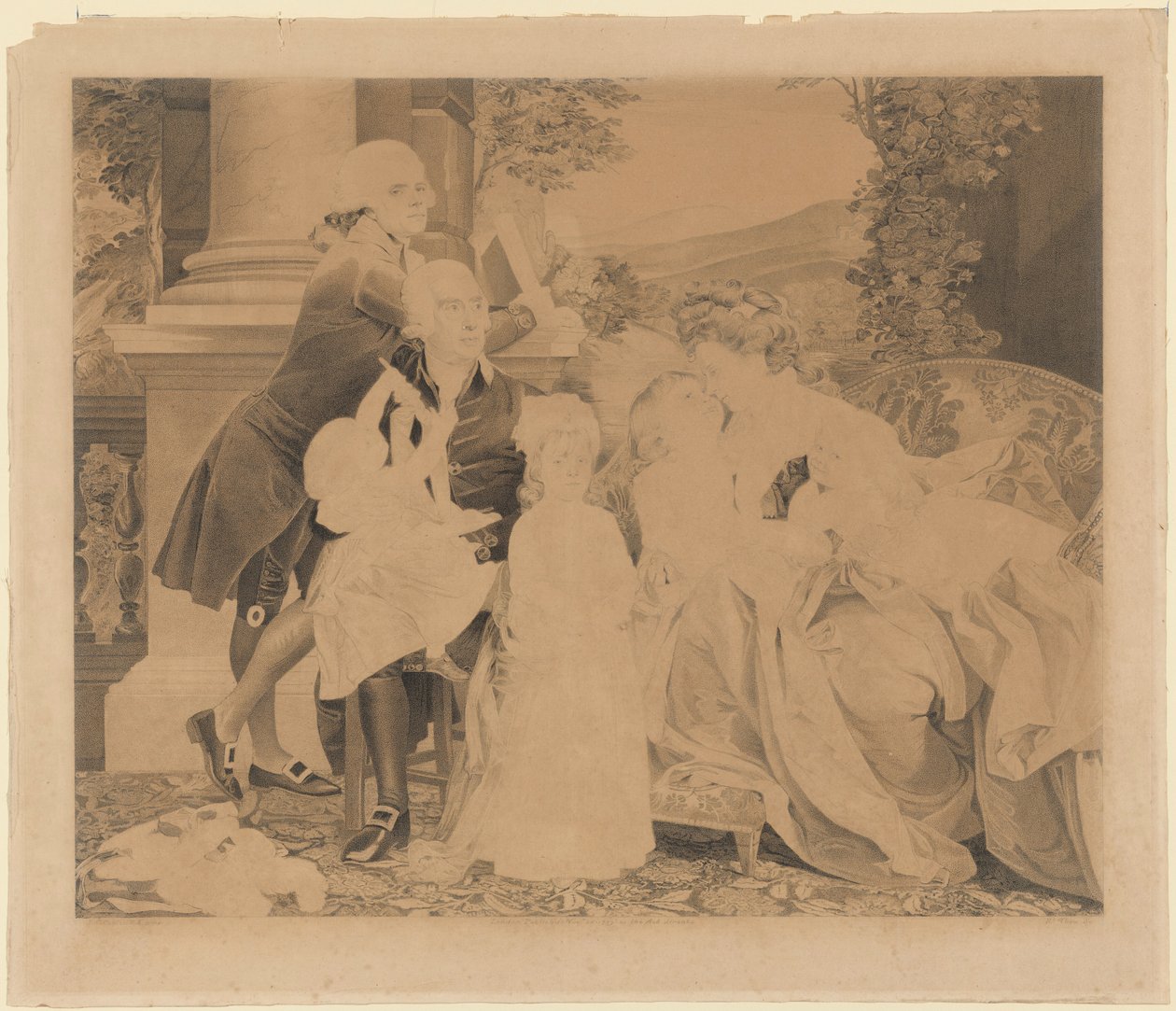 Copley Ailesi by Robert Thew after John Singleton Copley