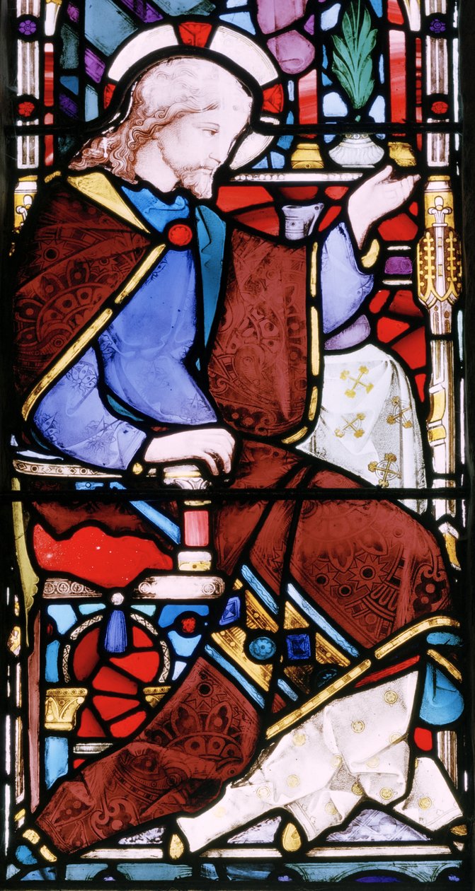 Christ Preaching, c.1866 (vitray) by Robert Turnill Bayne