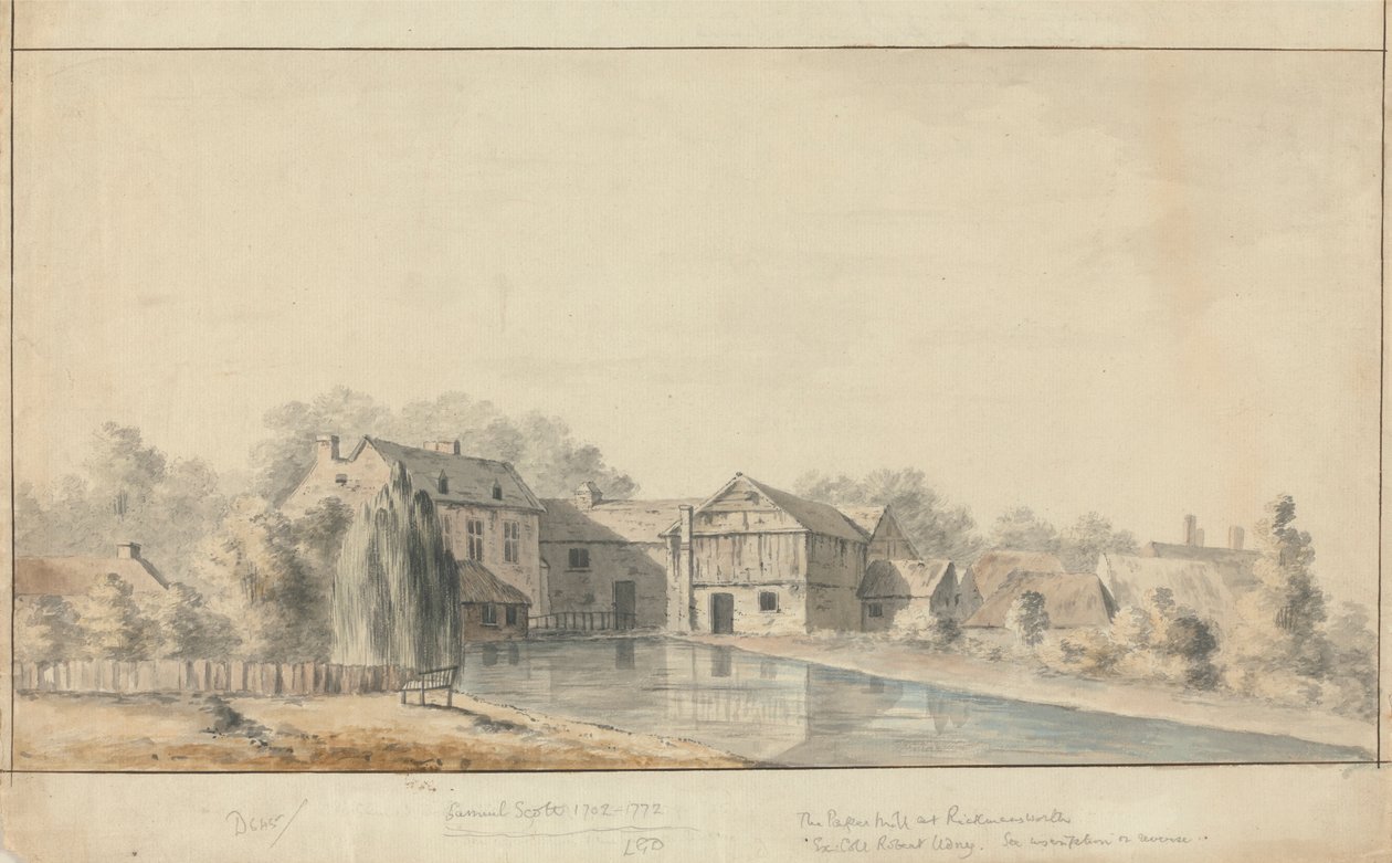 Rickmansworth'taki Kağıt Fabrikası by Robert Udney