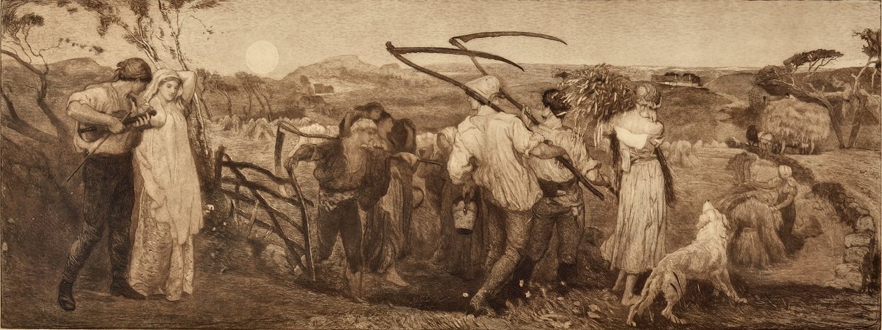 Hasat Ayı (gravür) by Robert Walker Macbeth