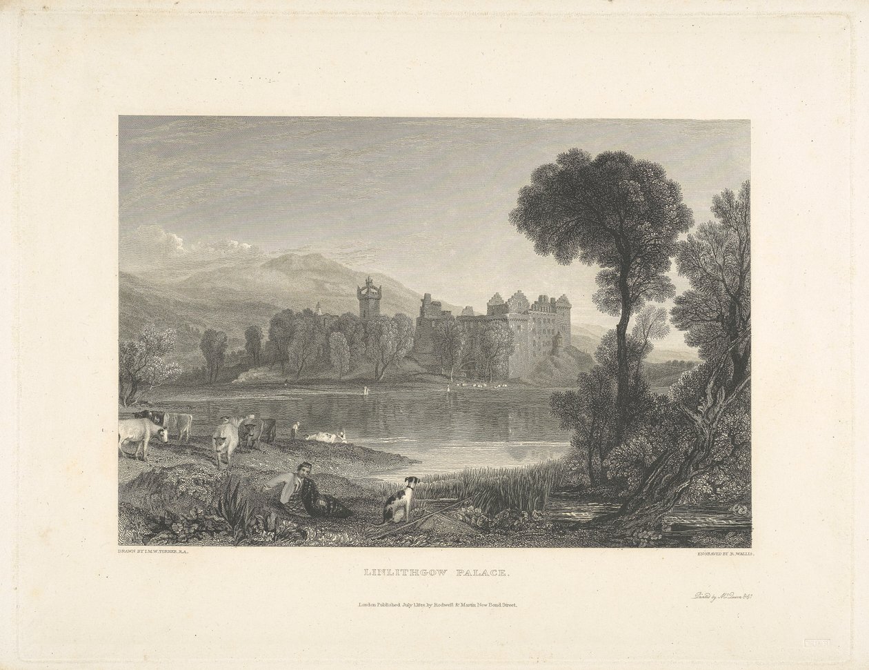 Linlithgow Sarayı by Robert Wallis