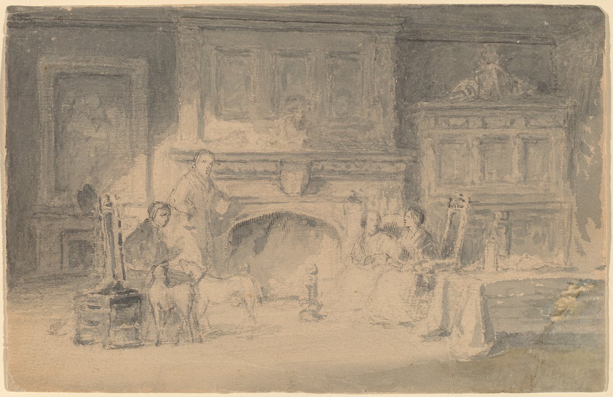 "Bailey Ailesi" için Çalışma by Robert Walter Weir