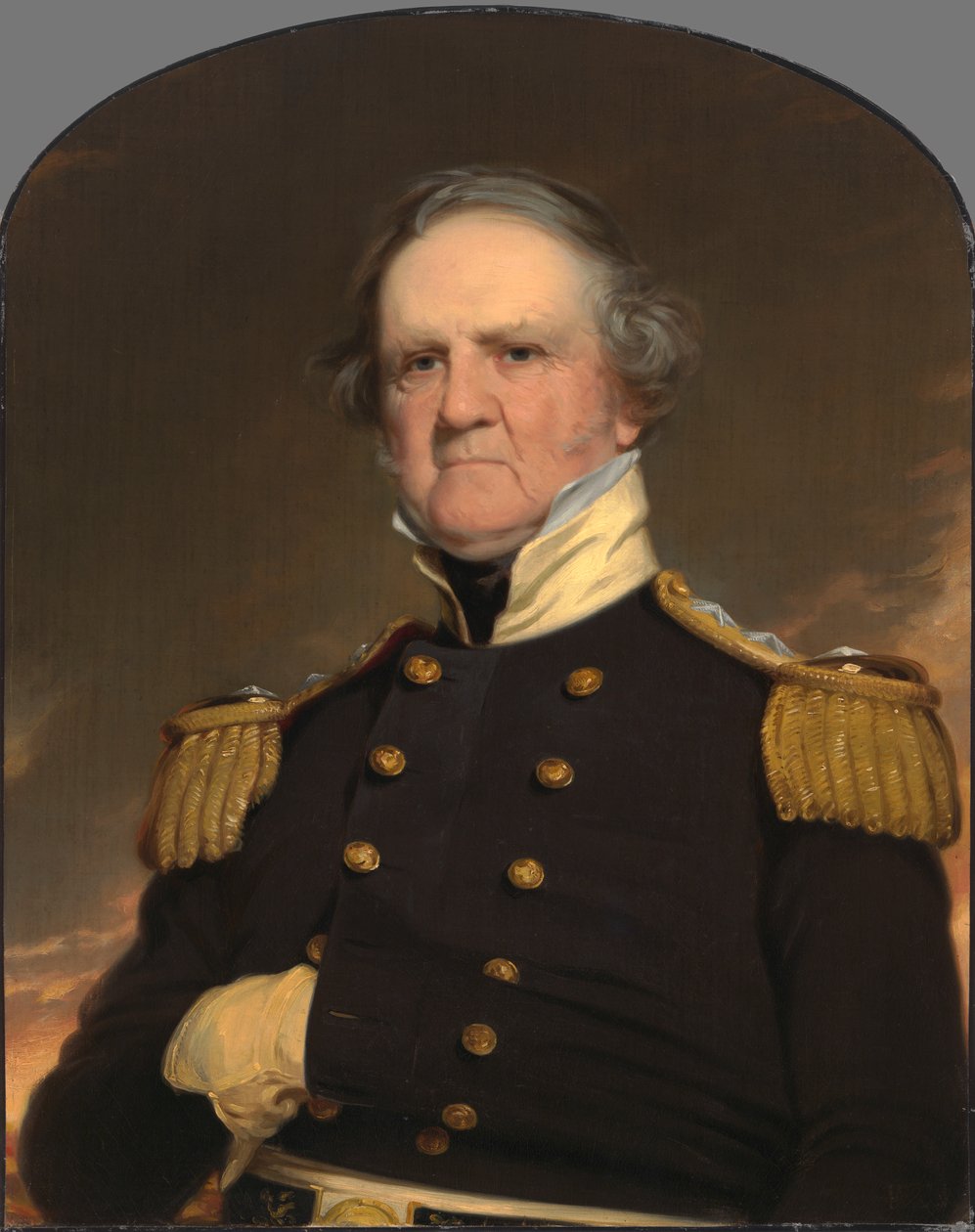 Winfield Scott, c. 1855. by Robert Walter Weir