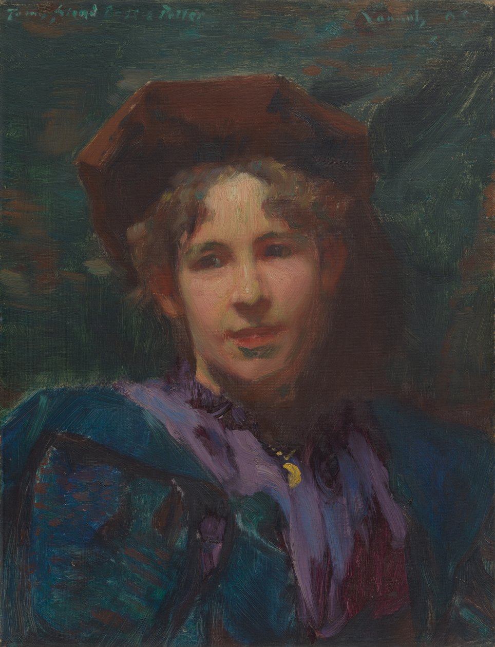 Bessie Potter Vonnoh, 1895. by Robert William Vonnoh