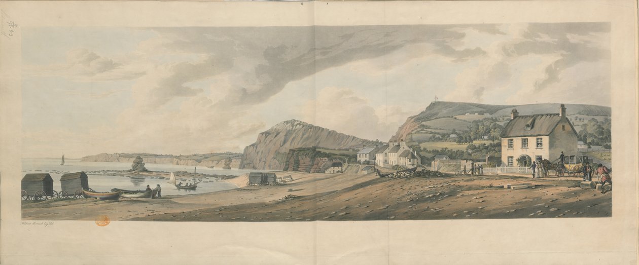 Sidmouth, Devon by Robert the Elder Havell