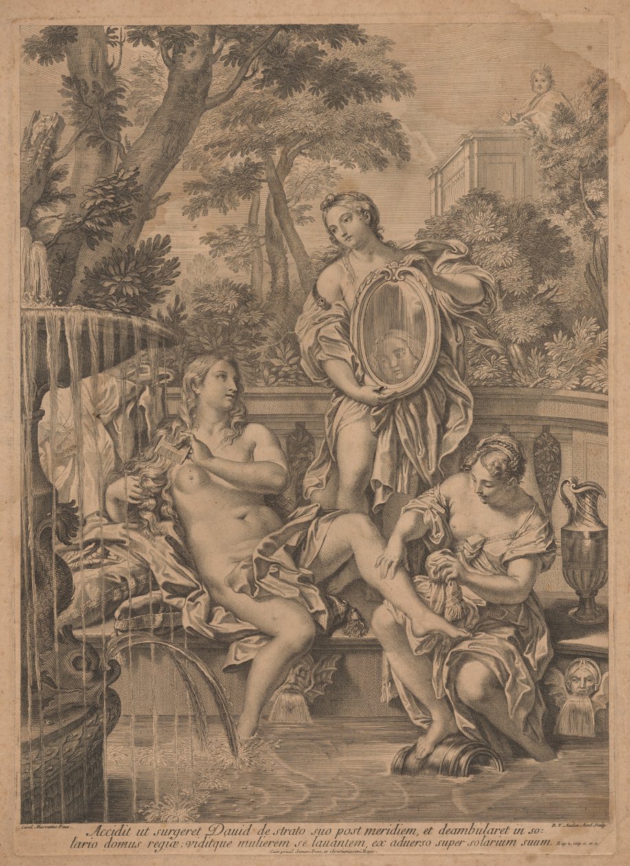 David ve Bathsheba. by Robert van Audenaerde