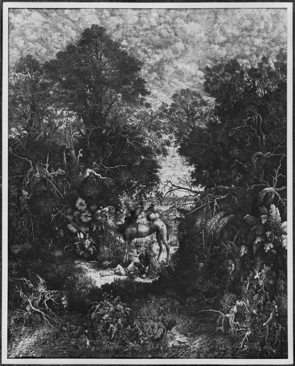 İyi Samiriyeli, 1861 by Rodolphe Bresdin