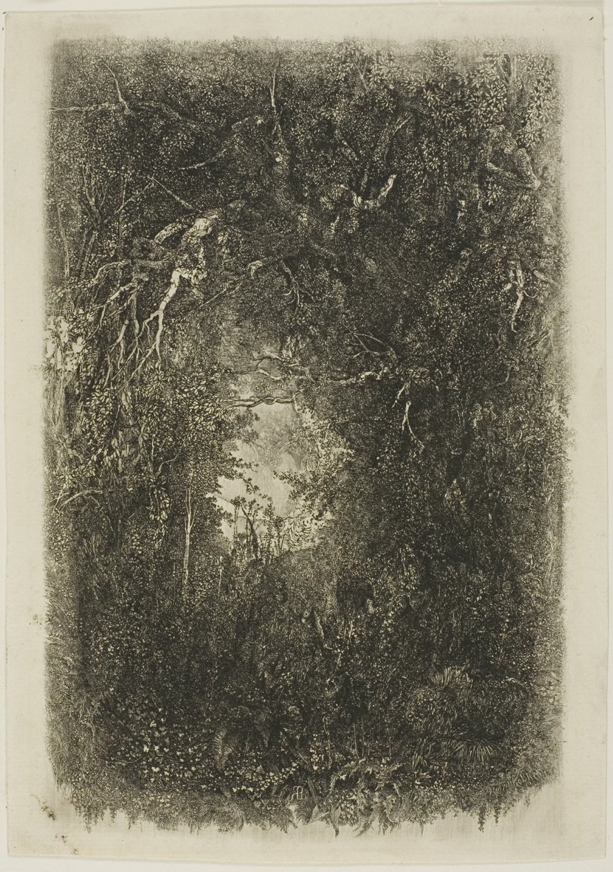 Ormanda Temizleme by Rodolphe Bresdin
