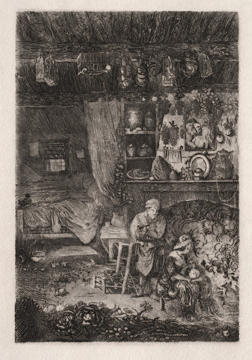 Flaman İçişleri, 1856-66. by Rodolphe Bresdin