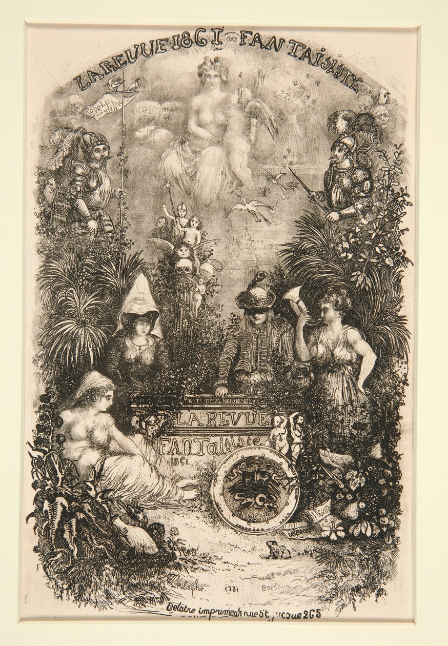 cephe parçası by Rodolphe Bresdin