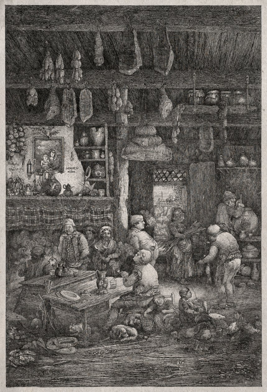 Moldova İçişleri, 1856. by Rodolphe Bresdin