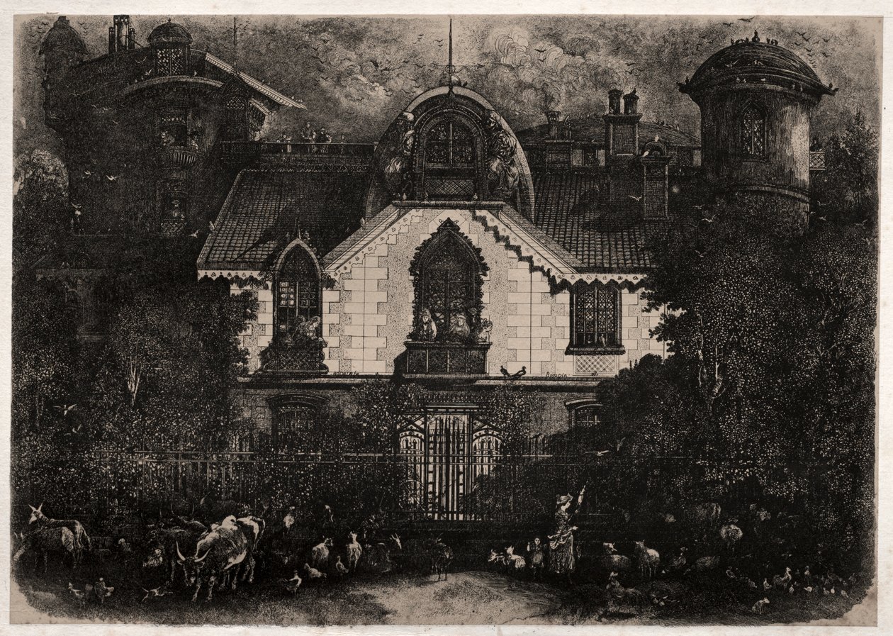 Büyülü Ev by Rodolphe Bresdin