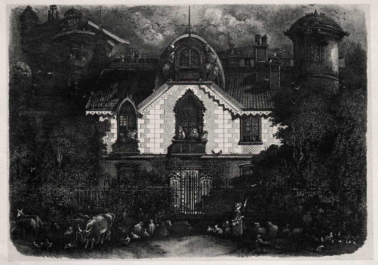 Büyülü Ev by Rodolphe Bresdin