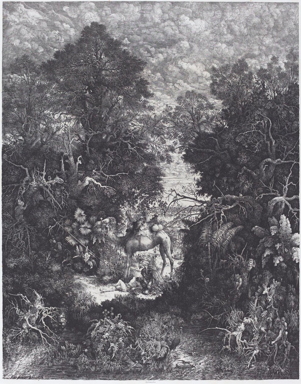 İyi Samiriyeli by Rodolphe Bresdin