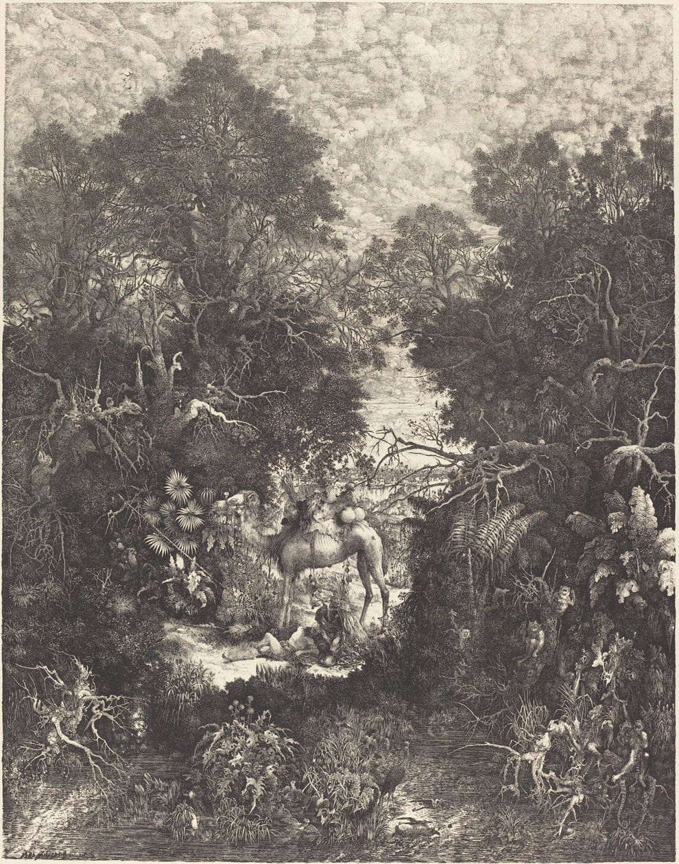 İyi Samiriyeli by Rodolphe Bresdin
