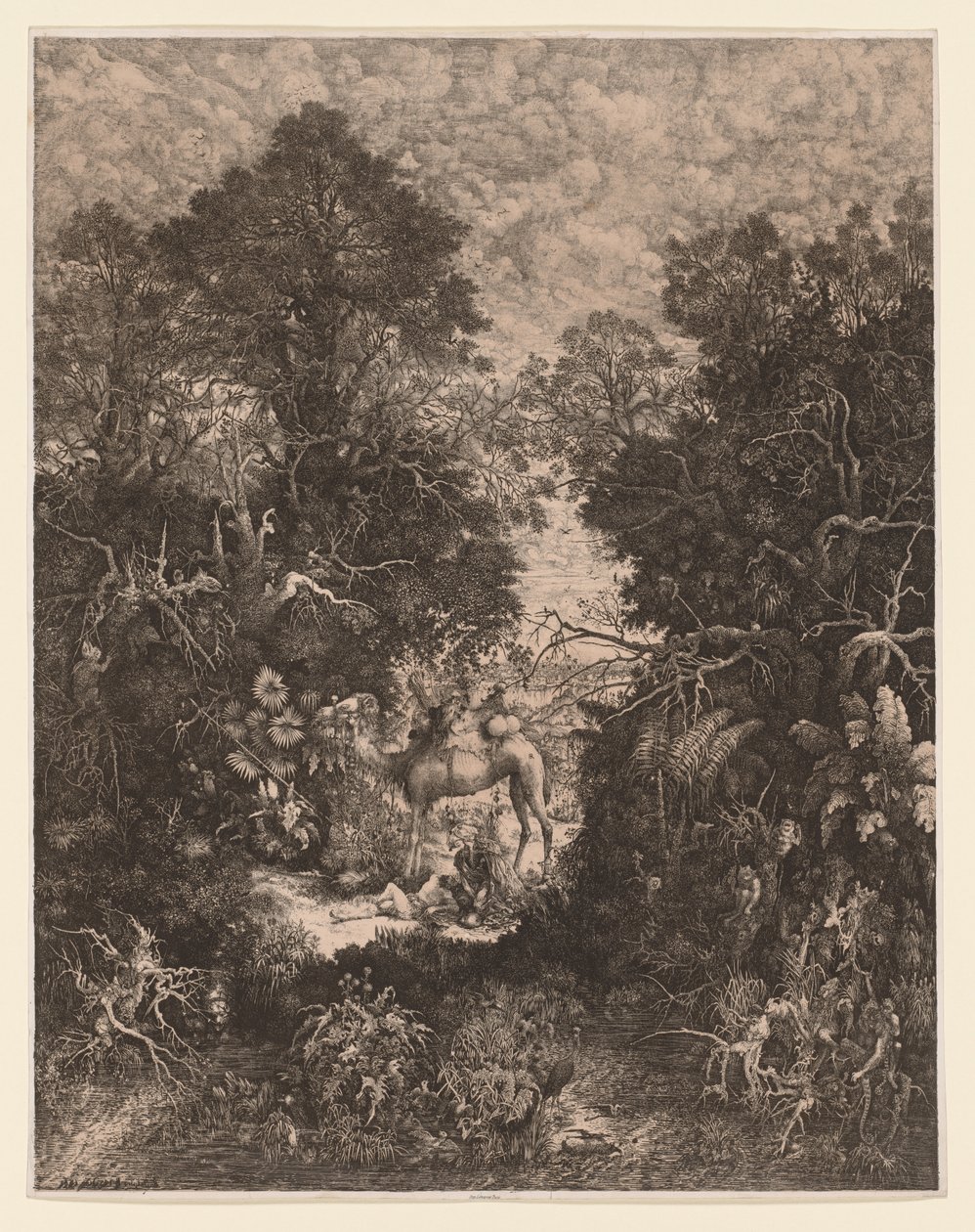 İyi Samiriyeli by Rodolphe Bresdin