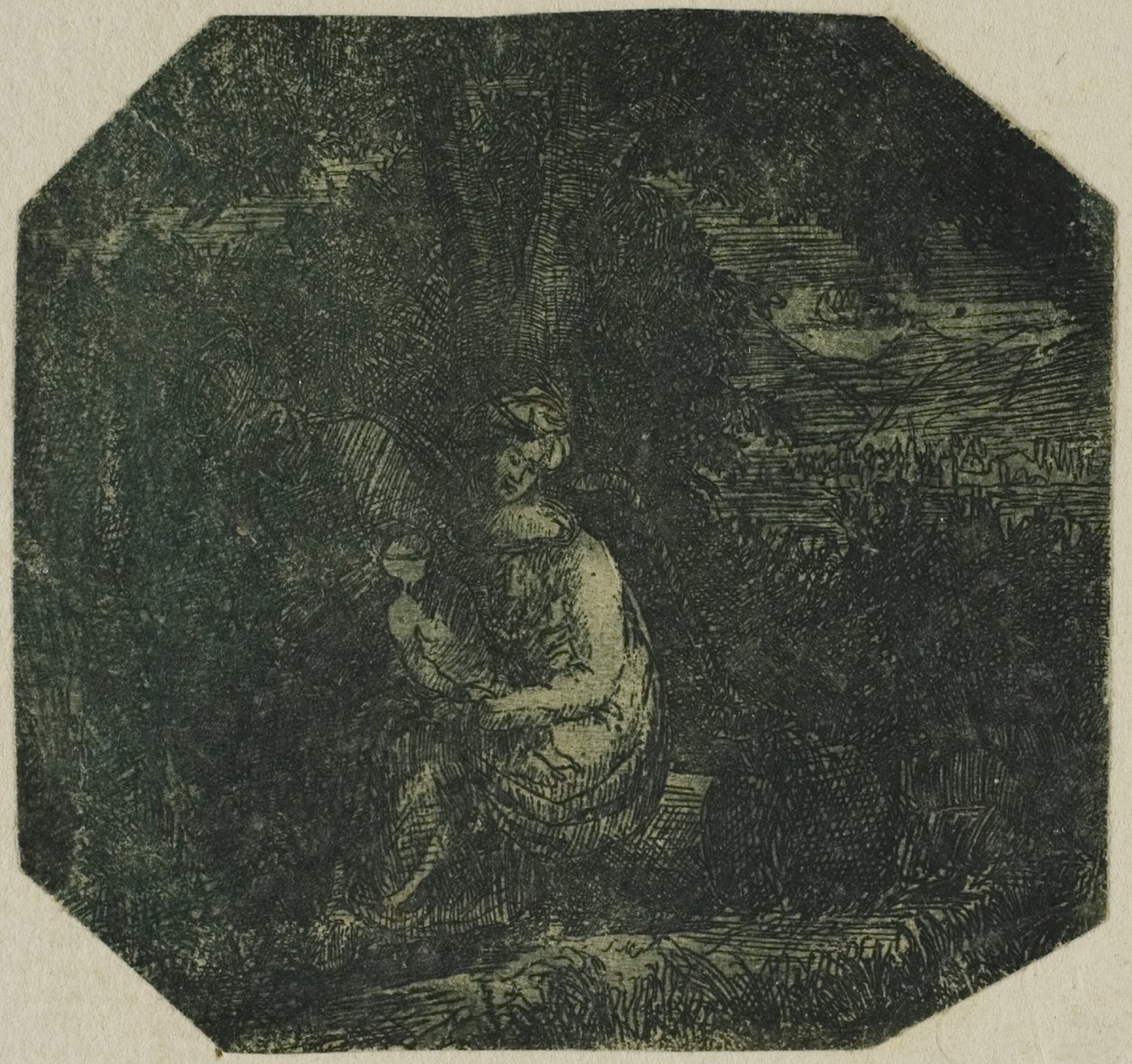 Kutsal Aile by Rodolphe Bresdin