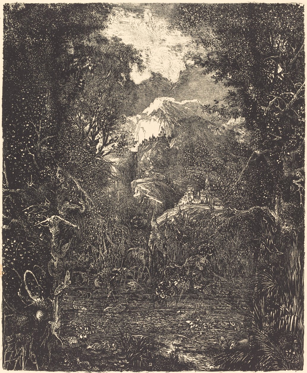 Bataklığın Arkasındaki Kasabalar by Rodolphe Bresdin