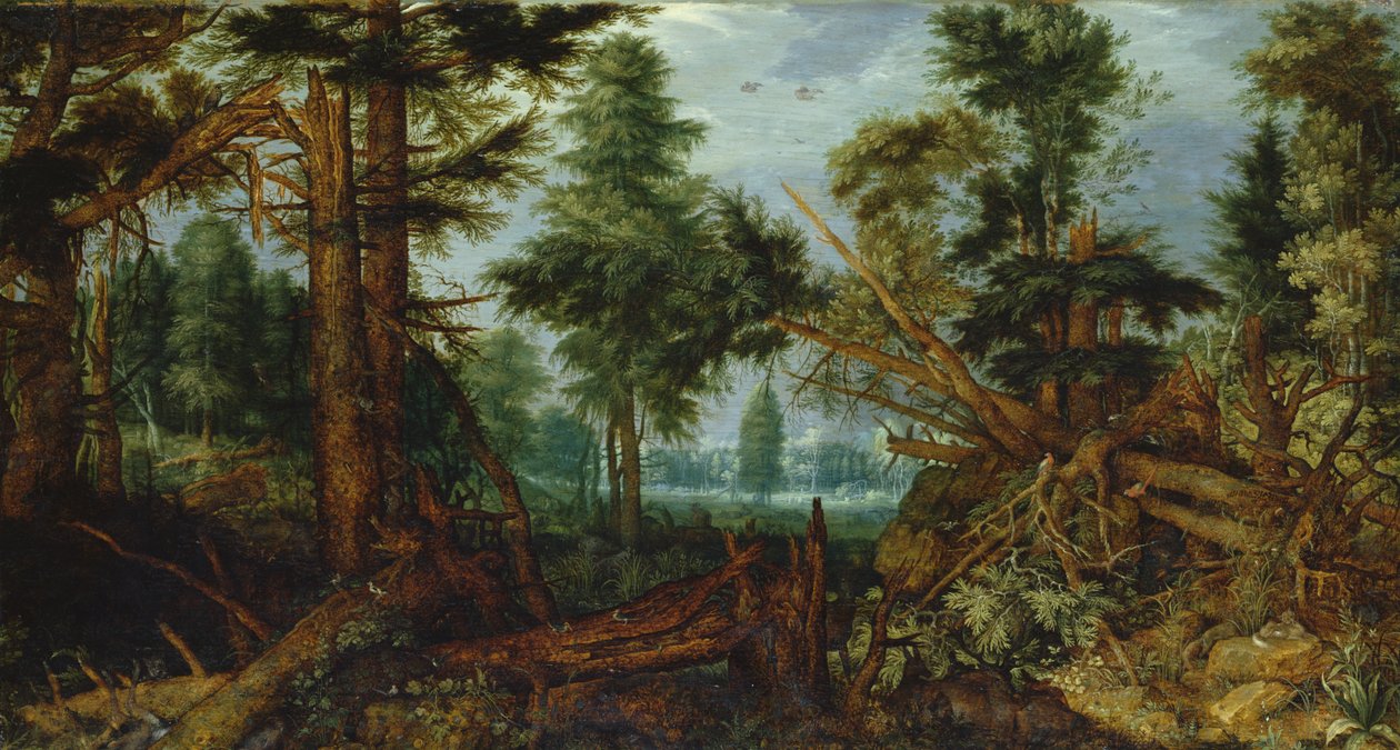Fırtınadan Sonra Orman by Roelandt Jacobsz. Savery