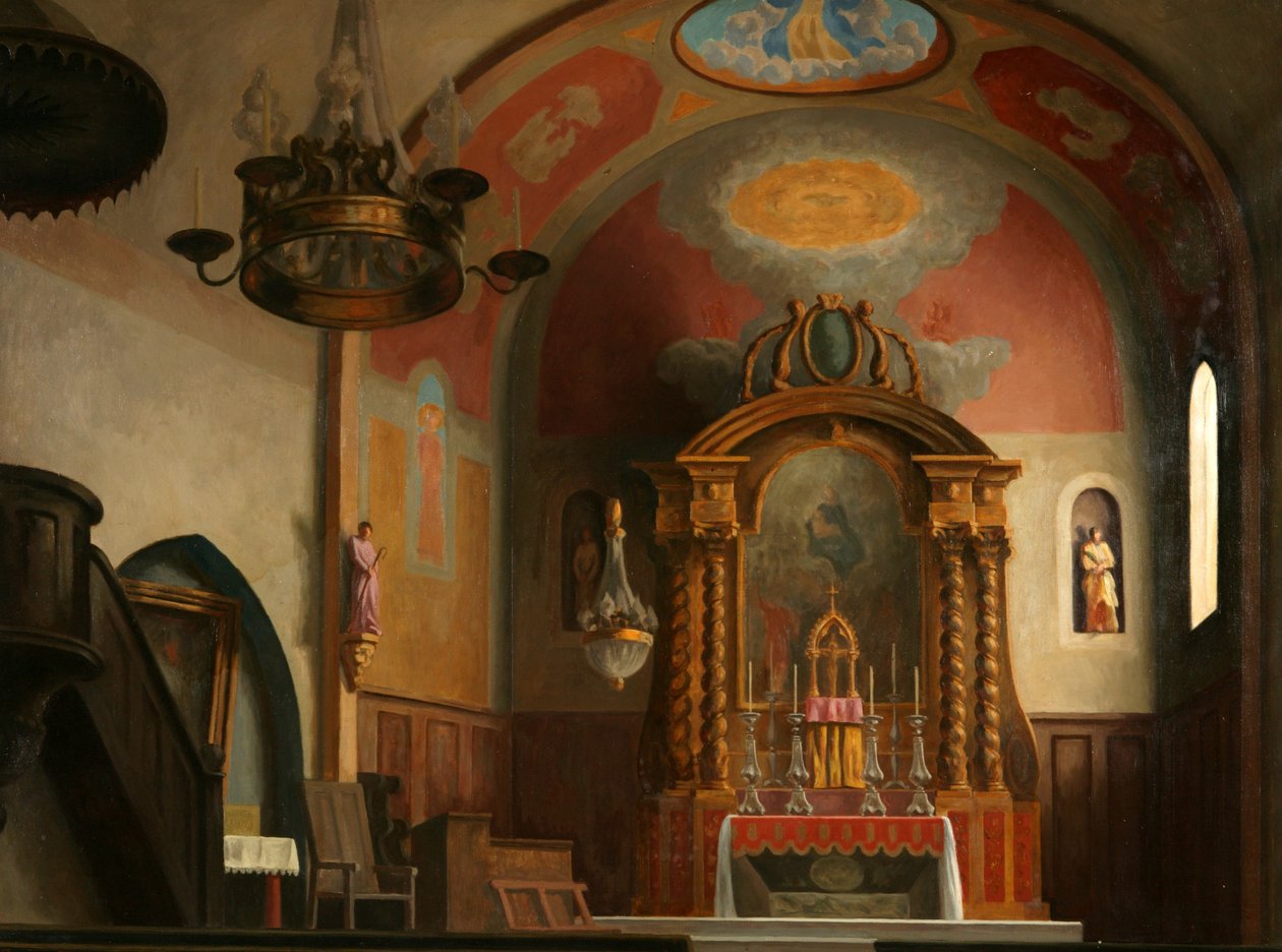 Ramatuelle'deki Kilise by Roger Eliot Fry