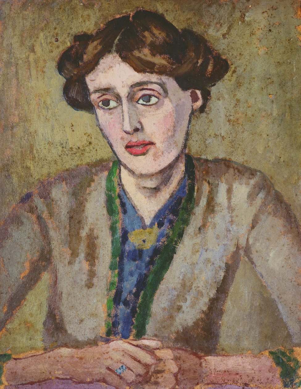 Virginia Woolf (1882-1941) (gemideki yağ) by Roger Eliot Fry