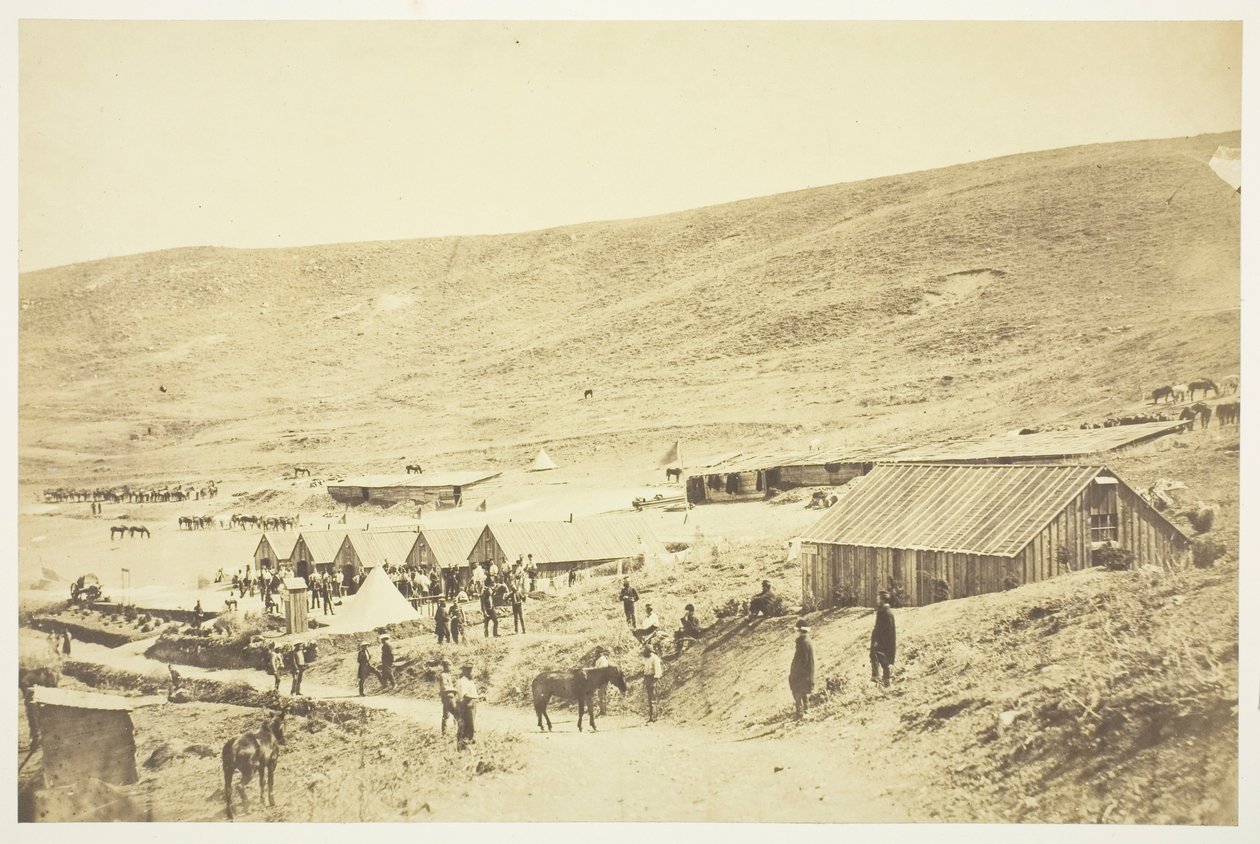 4. Hafif Ejderhaların Kampı by Roger Fenton