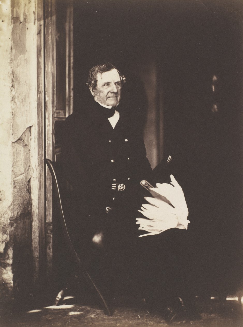 Mareşal Lord Raglan, Kırım, 1855. by Roger Fenton