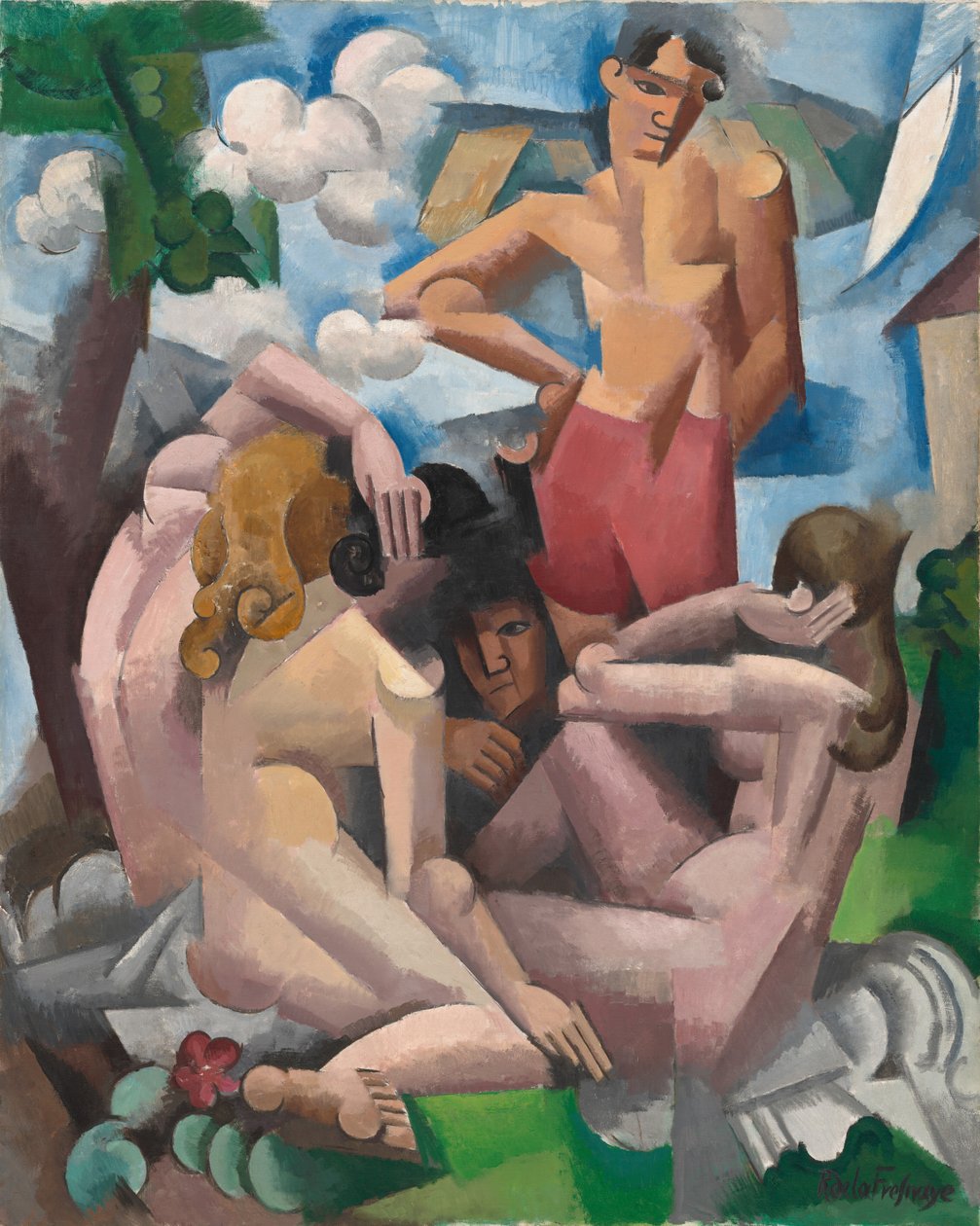 Yıkananlar, 1912. by Roger de La Fresnaye