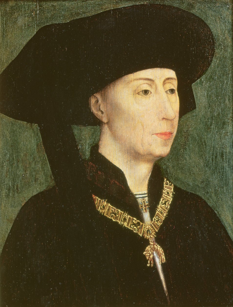 Philippe le Bon (1396-1467) Burgonya Dükü by Rogier van der Weyden