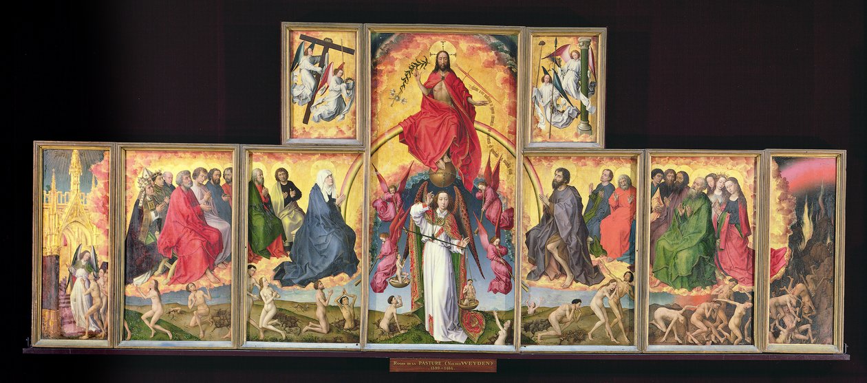 Madame de Saint-Amand, Directoire dönemi kostümü içinde, 1795-99 by Rogier van der Weyden
