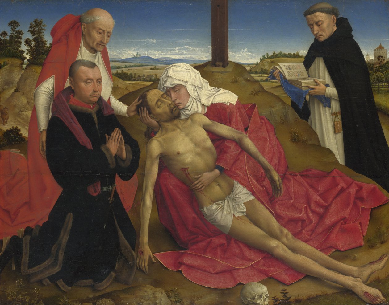 Pieta, yaklaşık 1465 by Rogier van der, Weyden