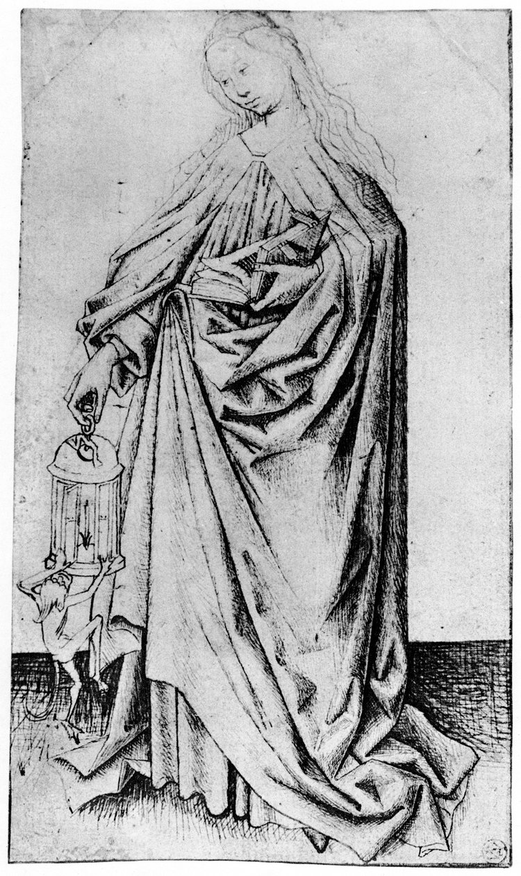Bir azizin taslağı, 1913. by Rogier van der Weyden